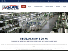 Tablet Screenshot of fiberlane.de